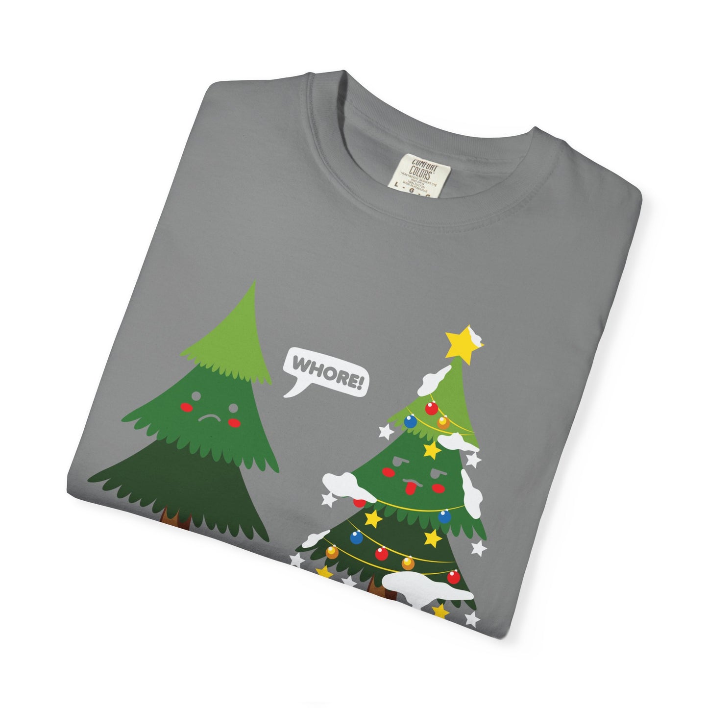 Christmas Trees Cursing Funny Xmas TeeShirt