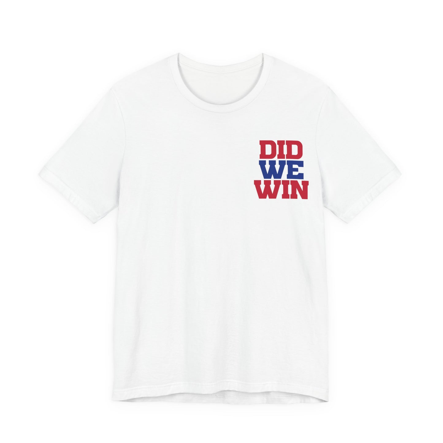 Did We Win Hamlin Strong Solid Red Buffalo Bills #3 Tshirt