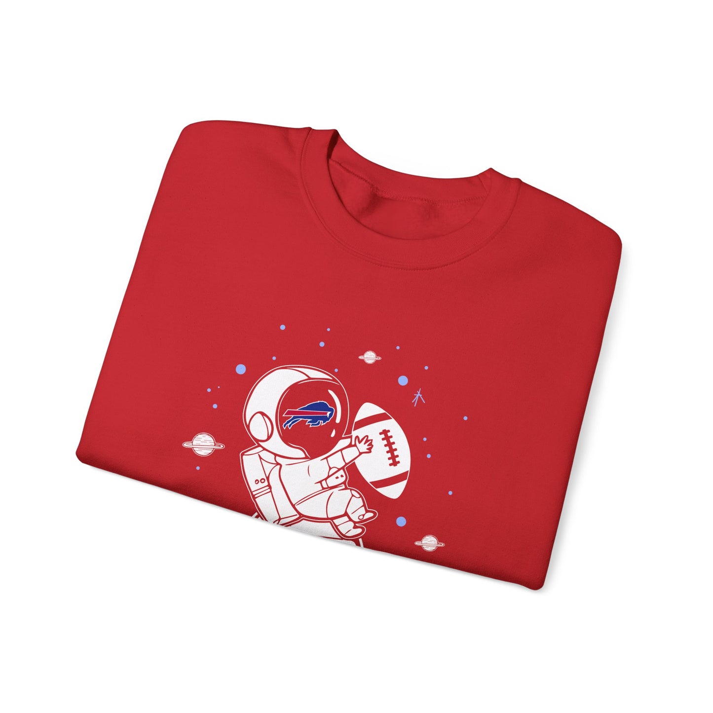 Cool Buffalo Bills Spaceman Astronaut Crewneck Sweatshirt