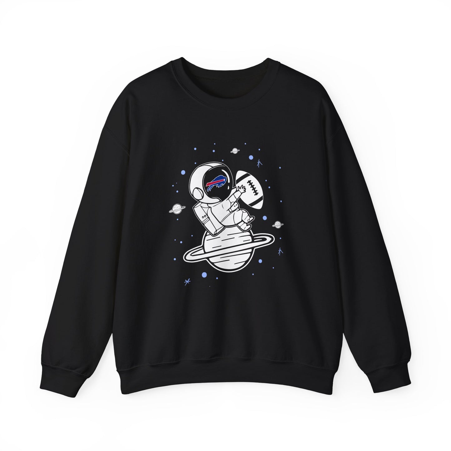Cool Buffalo Bills Spaceman Astronaut Crewneck Sweatshirt