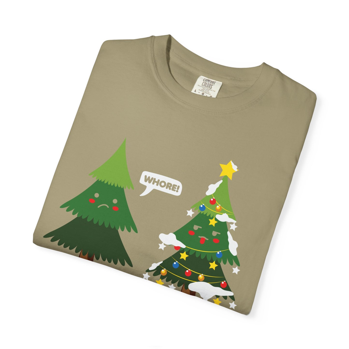 Christmas Trees Cursing Funny Xmas TeeShirt