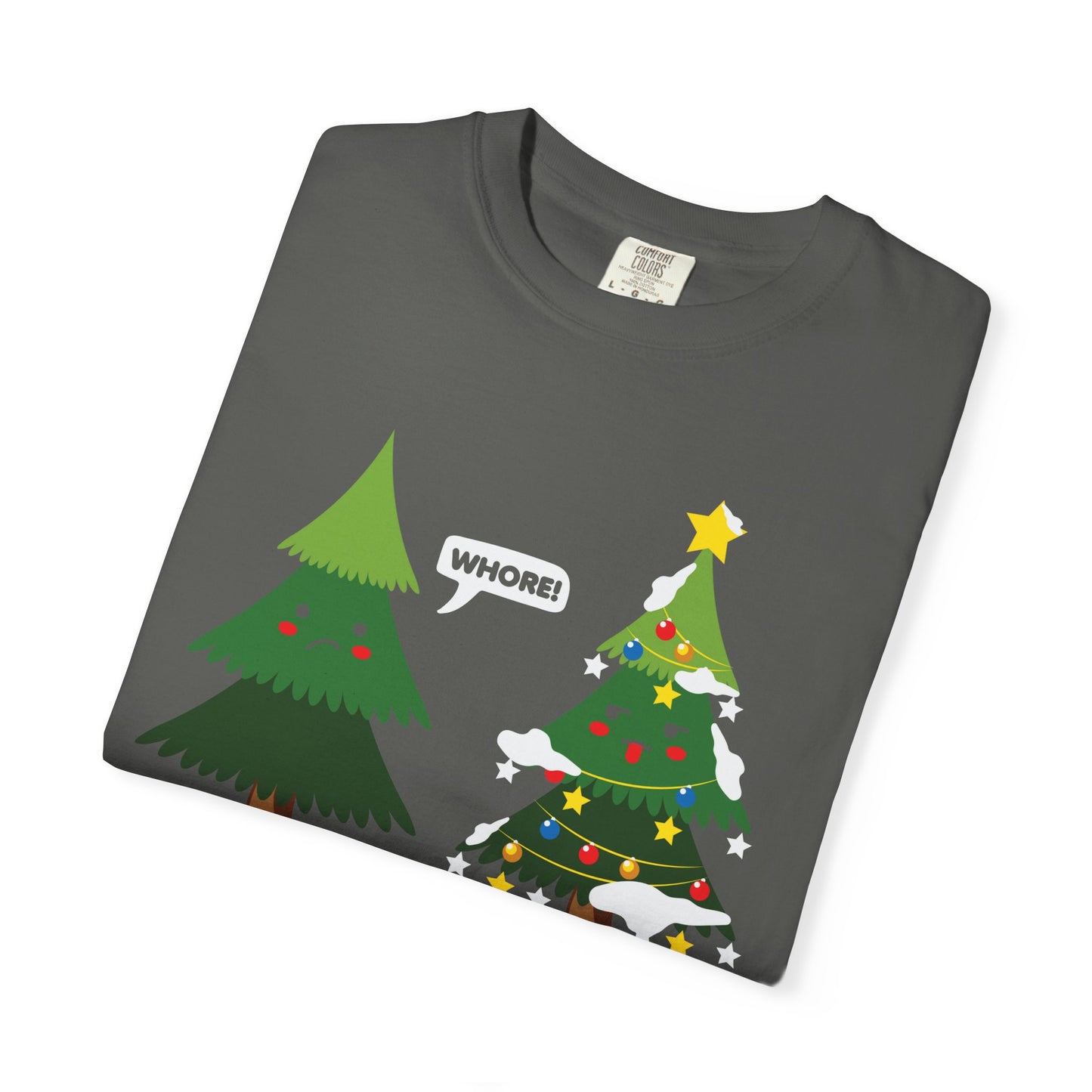 Christmas Trees Cursing Funny Xmas TeeShirt