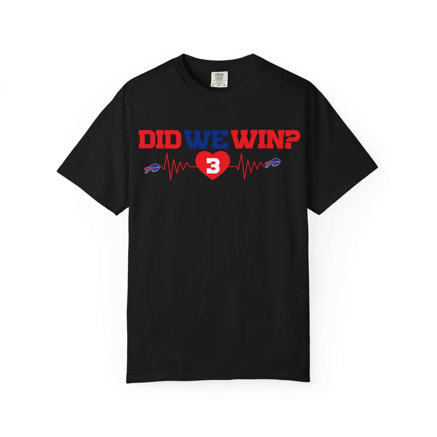 Did We Win? Damar Hamlin #3 Heartbeat Buffalo Bills Tshirt
