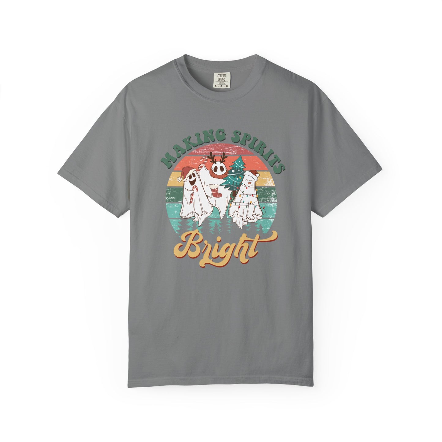 Making Spirits Bright Christmas Ghosts TeeShirt