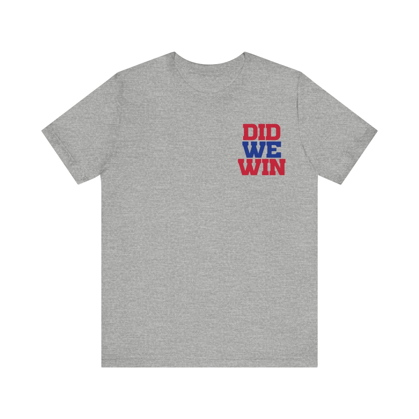 Did We Win Hamlin Strong Solid Red Buffalo Bills #3 Tshirt