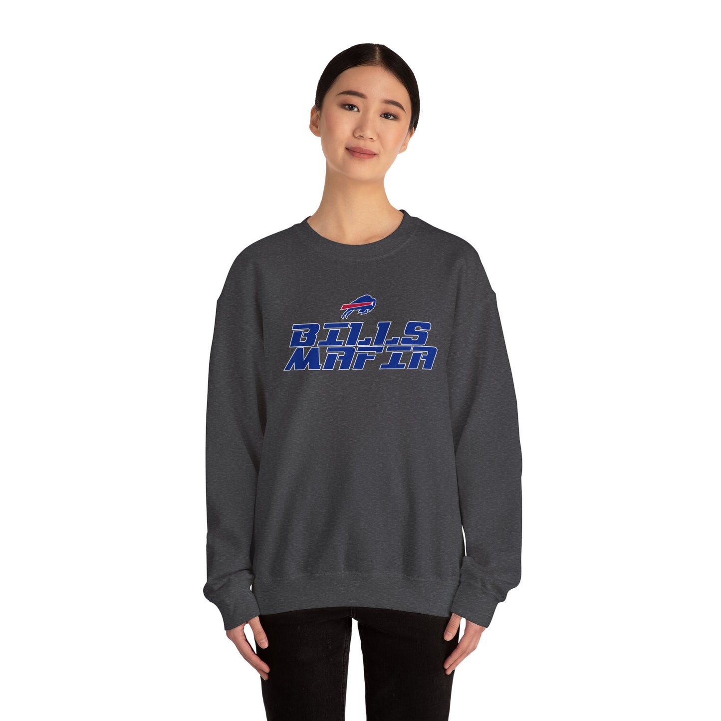 Buffalo Bills Football Bills Mafia NFL Redzone Font Crewneck Sweatshirt