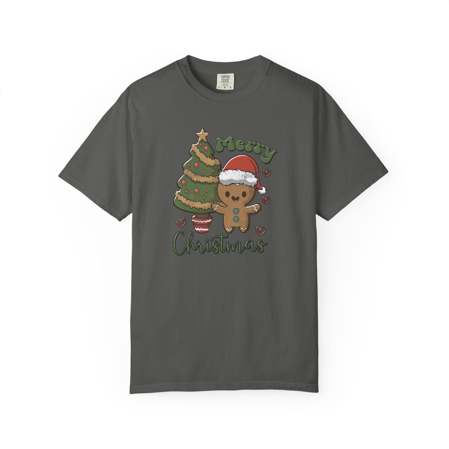 Cute Gingerbread Man Cookie Merry Christmas Tshirt