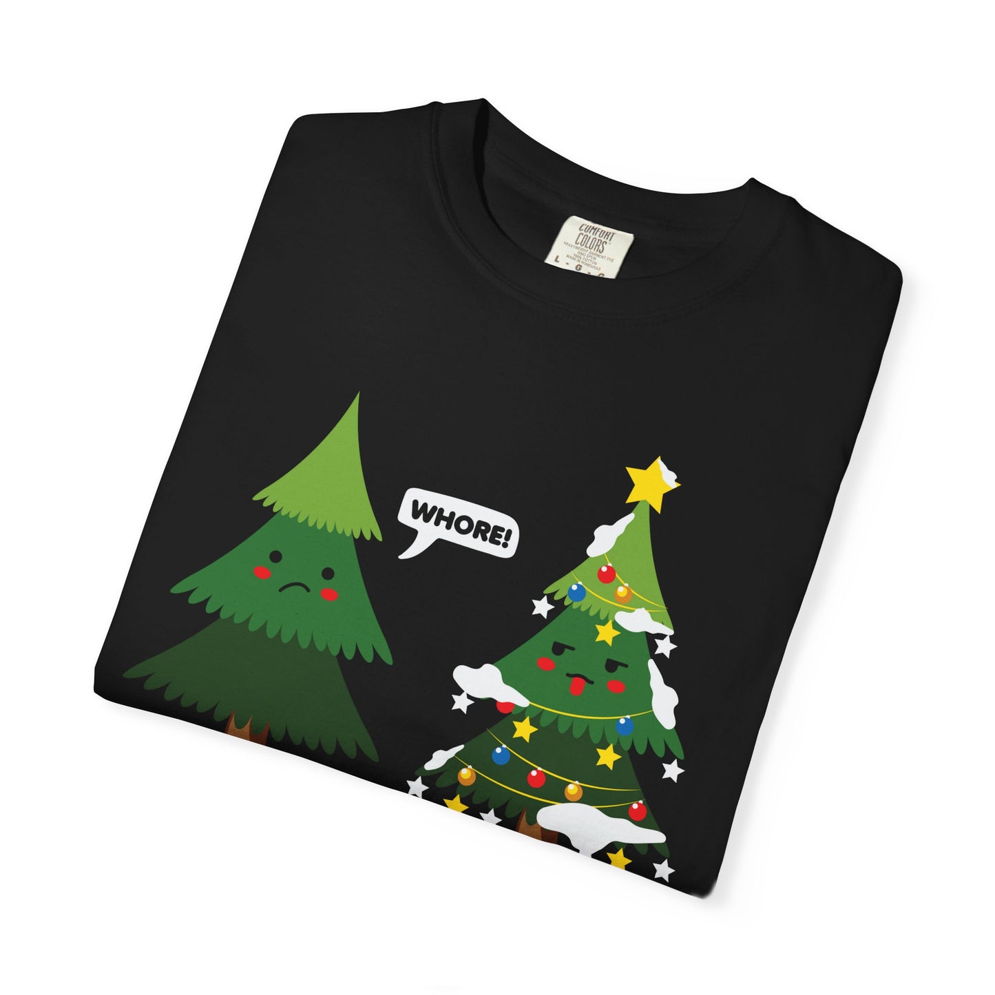 Christmas Trees Cursing Funny Xmas TeeShirt