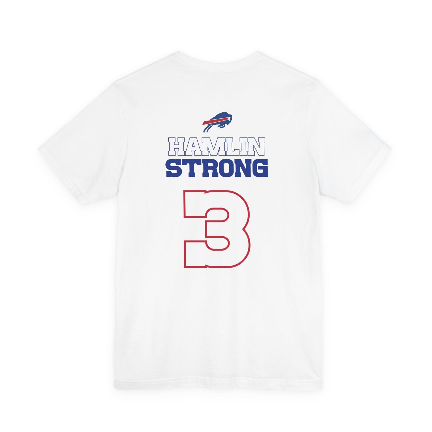 Did We Win Hamlin Strong Open Red #3 Buffalo Bills Tshirt