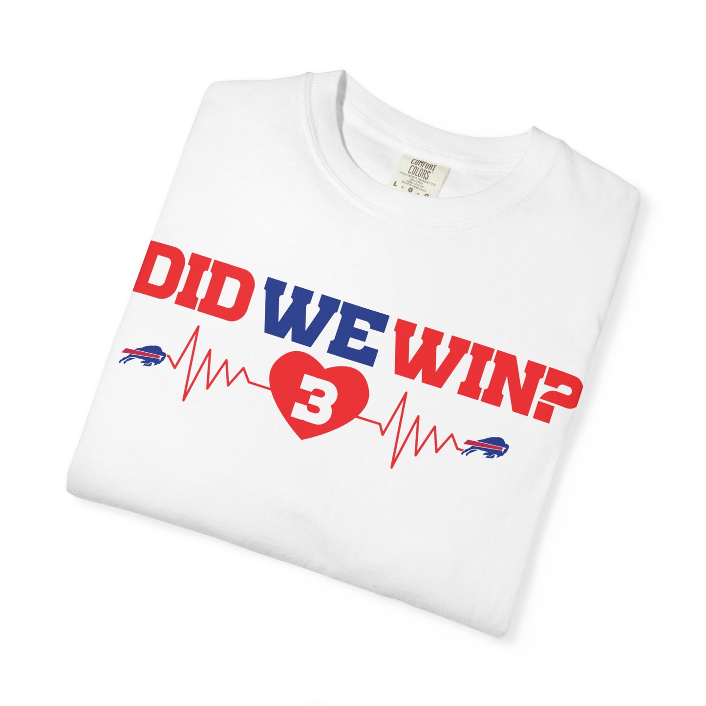 Did We Win? Damar Hamlin #3 Heartbeat Buffalo Bills Tshirt