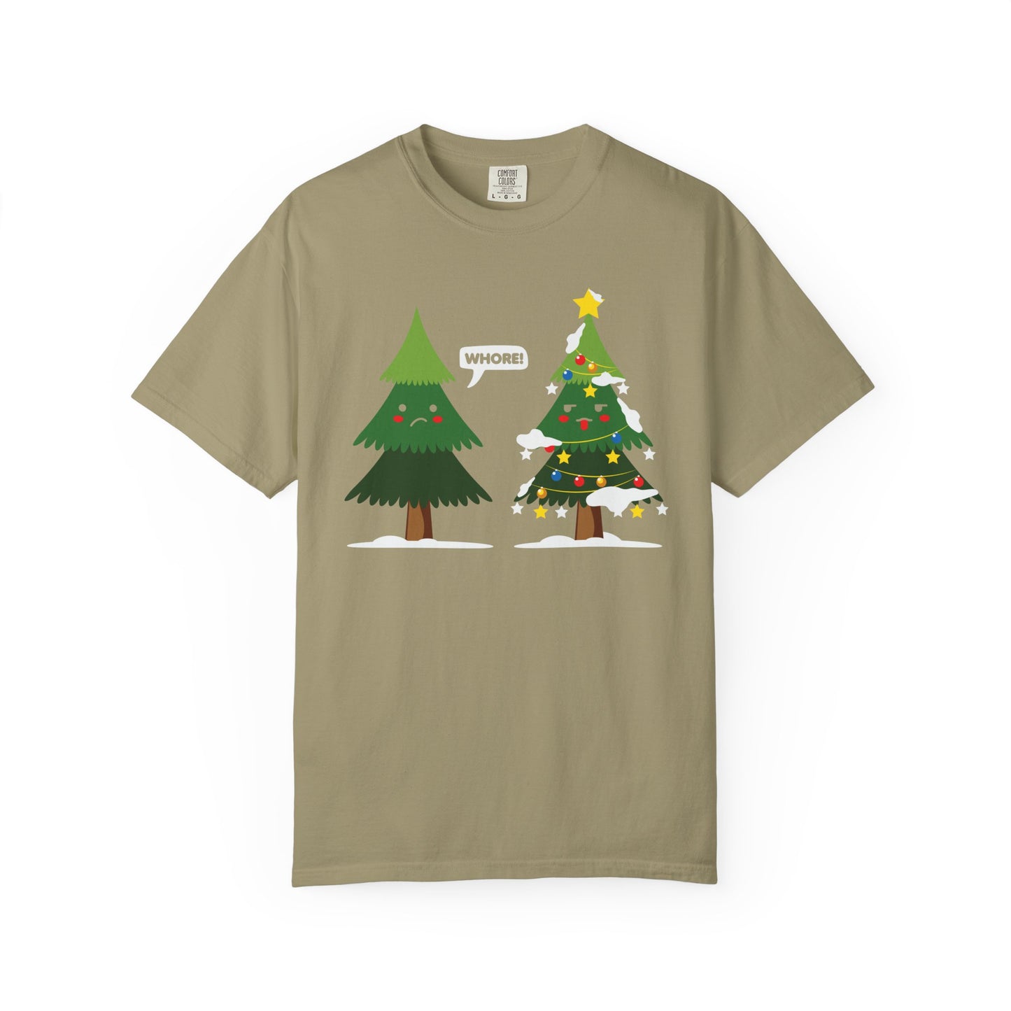 Christmas Trees Cursing Funny Xmas TeeShirt