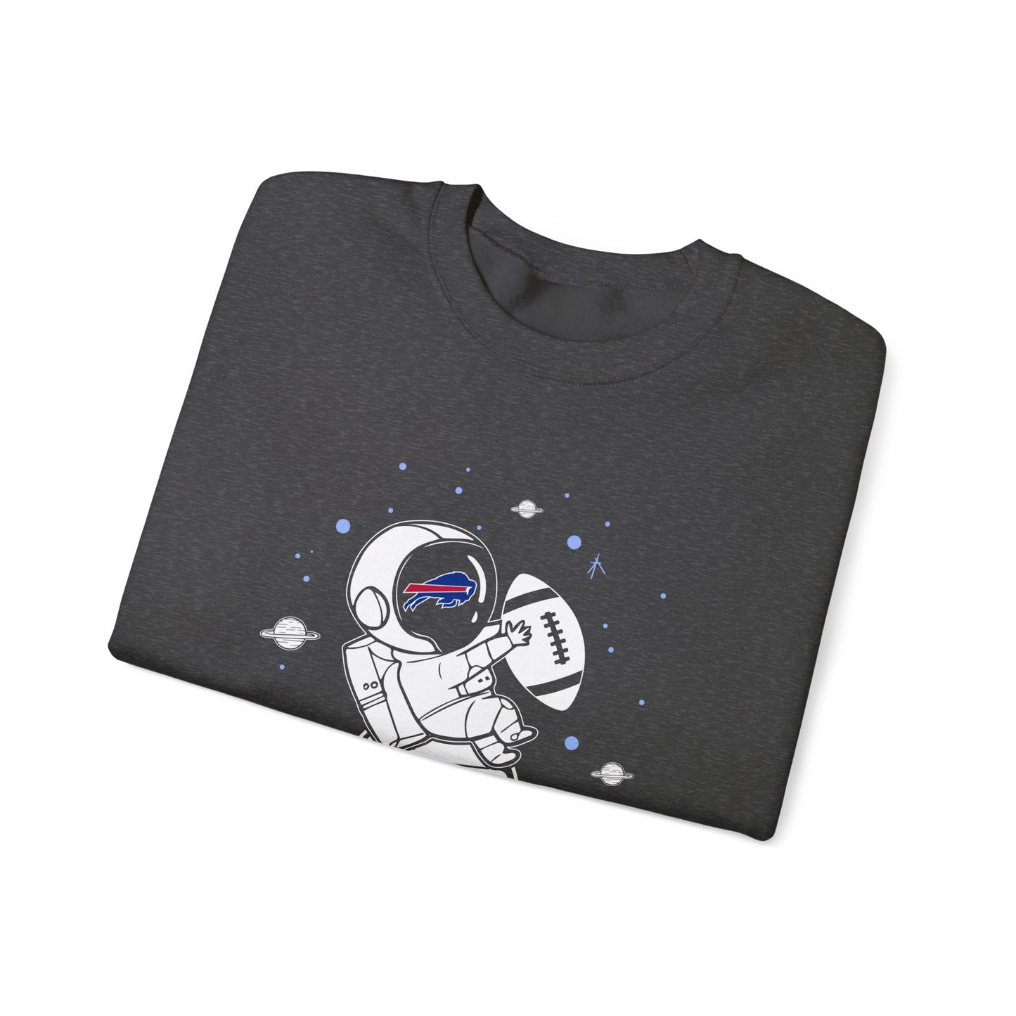 Cool Buffalo Bills Spaceman Astronaut Crewneck Sweatshirt