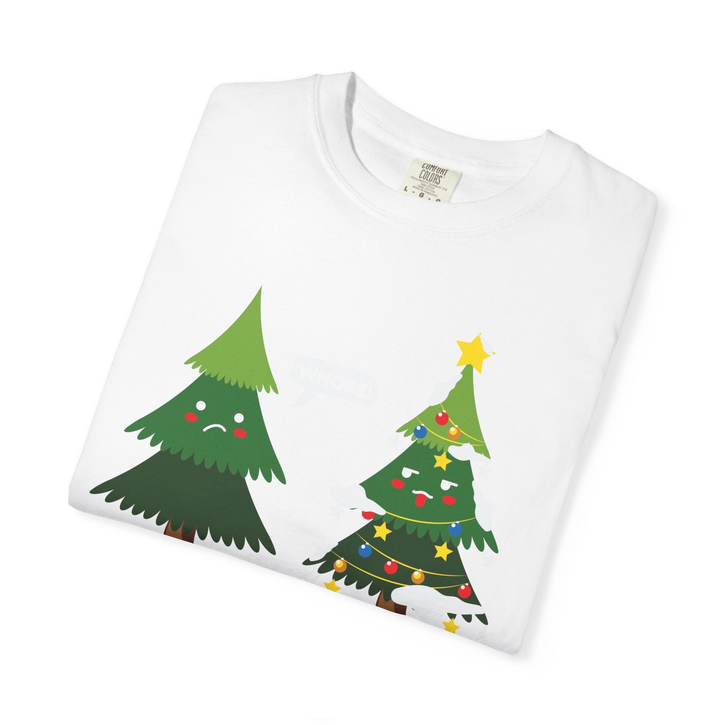 Christmas Trees Cursing Funny Xmas TeeShirt