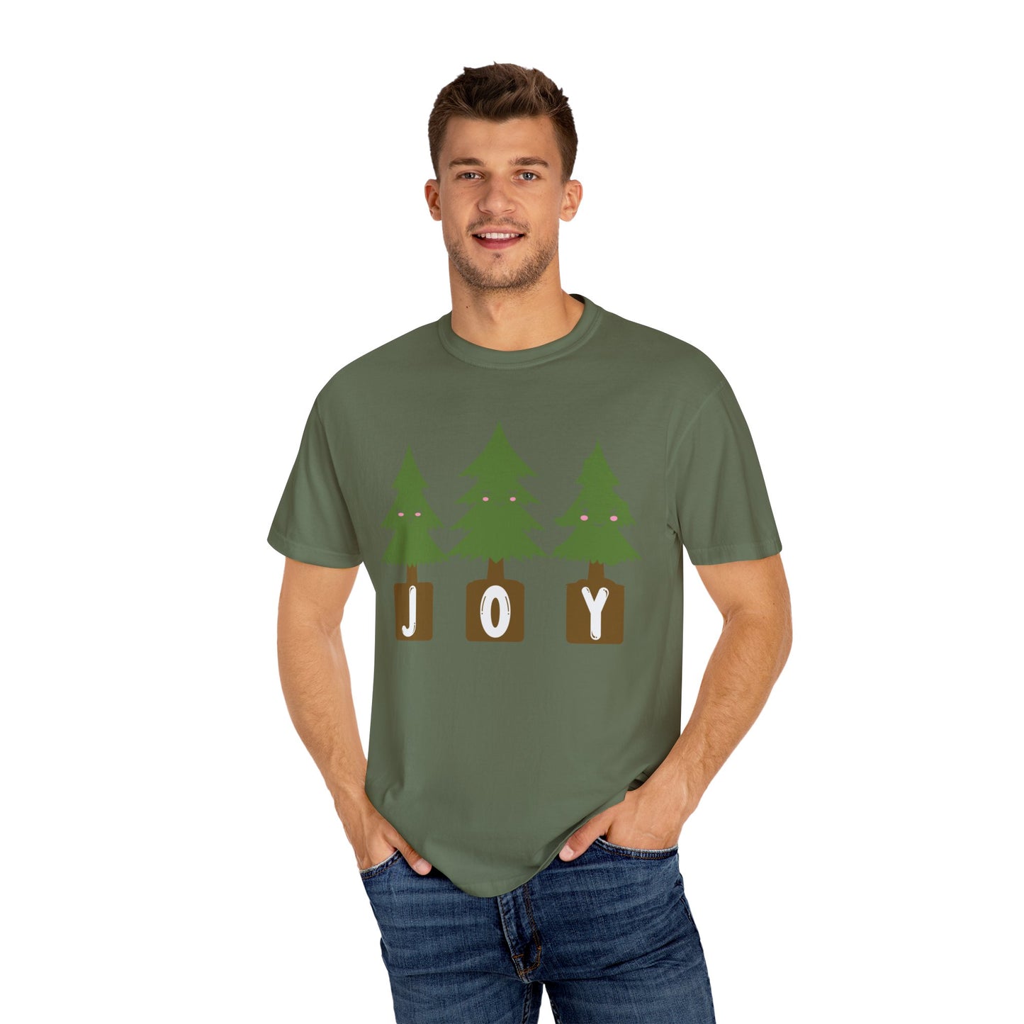 Joy Christmas Trees Cute Christmas Tshirt