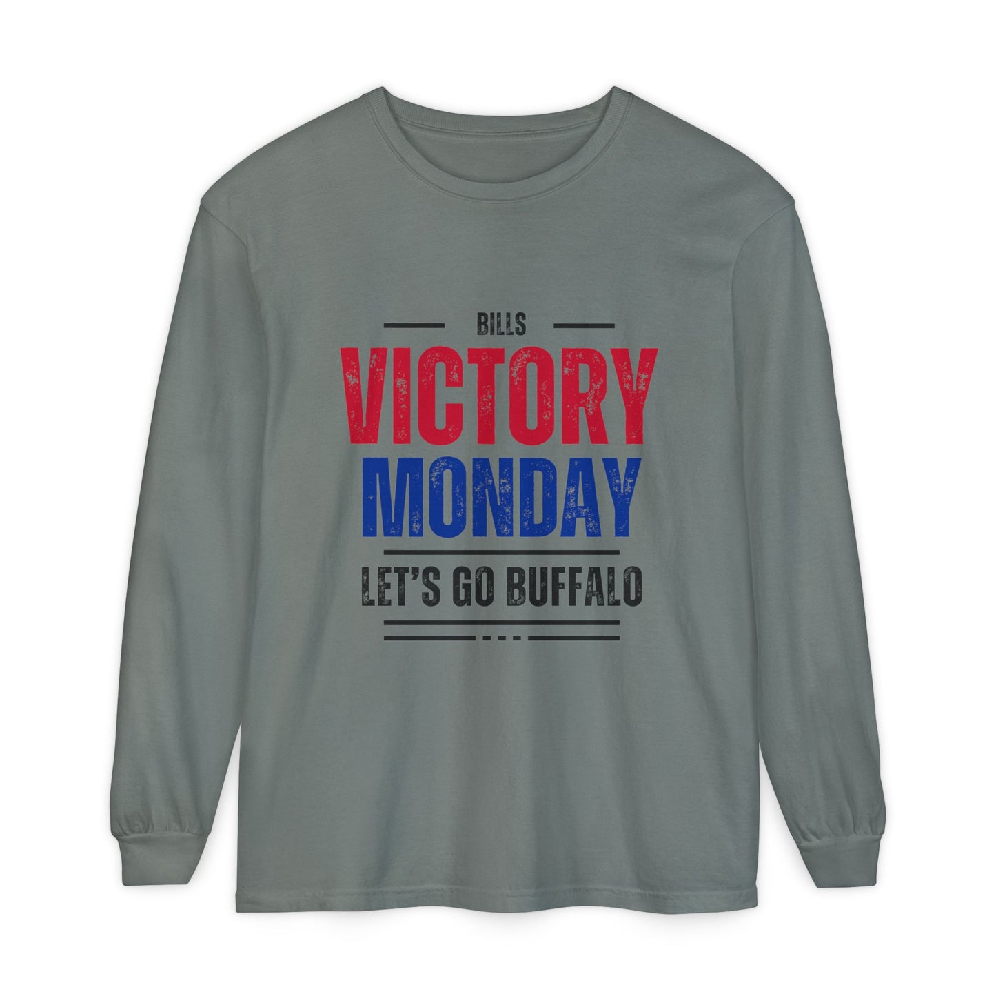 Buffalo Bills Victory Monday Where Else Would You Rather Be Unisex L Sleeve T