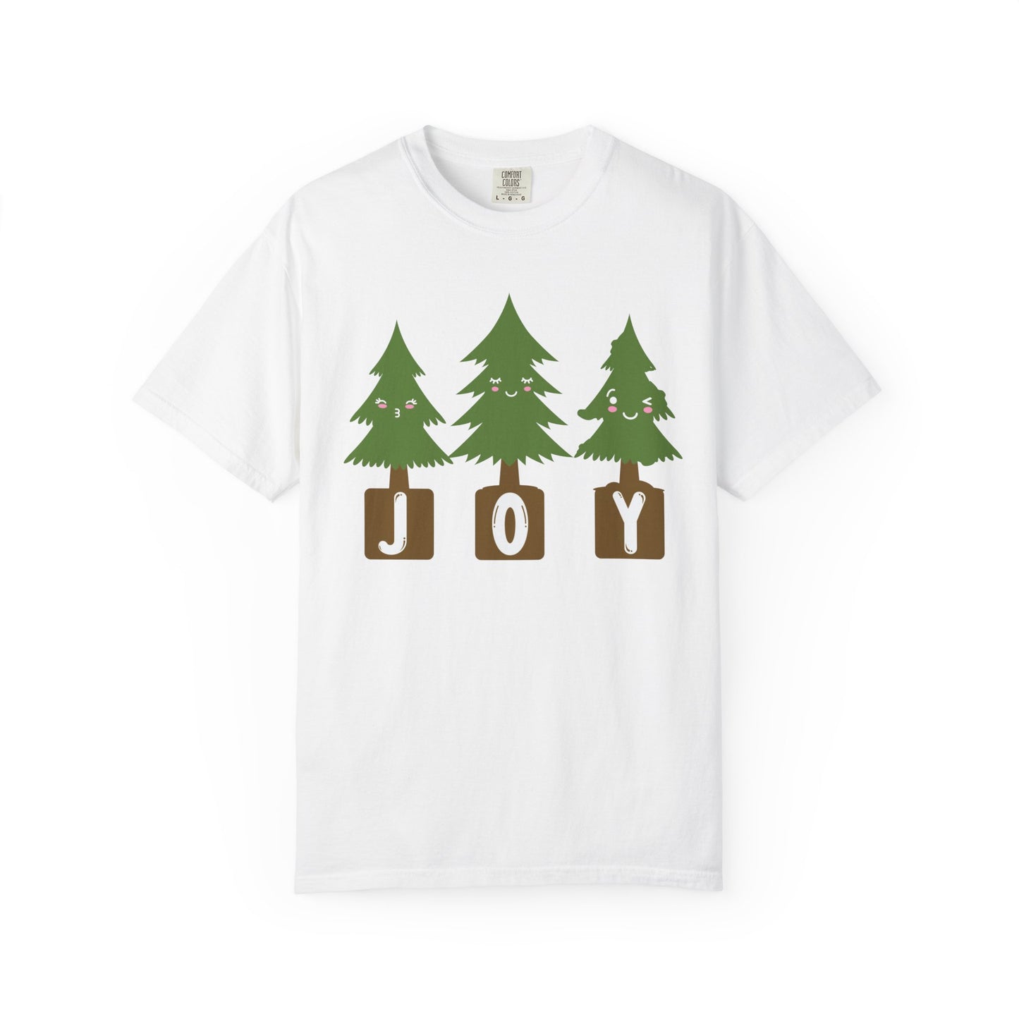 Joy Christmas Trees Cute Christmas Tshirt
