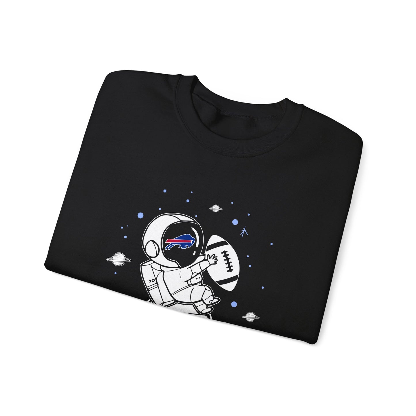 Cool Buffalo Bills Spaceman Astronaut Crewneck Sweatshirt
