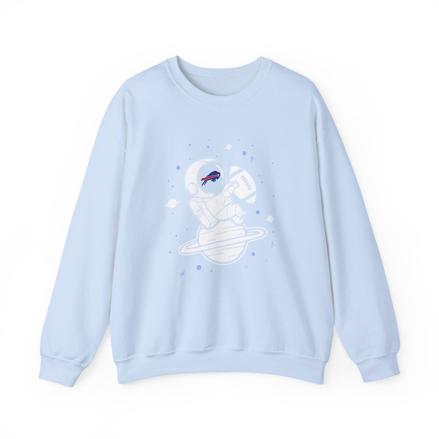 Cool Buffalo Bills Spaceman Astronaut Crewneck Sweatshirt