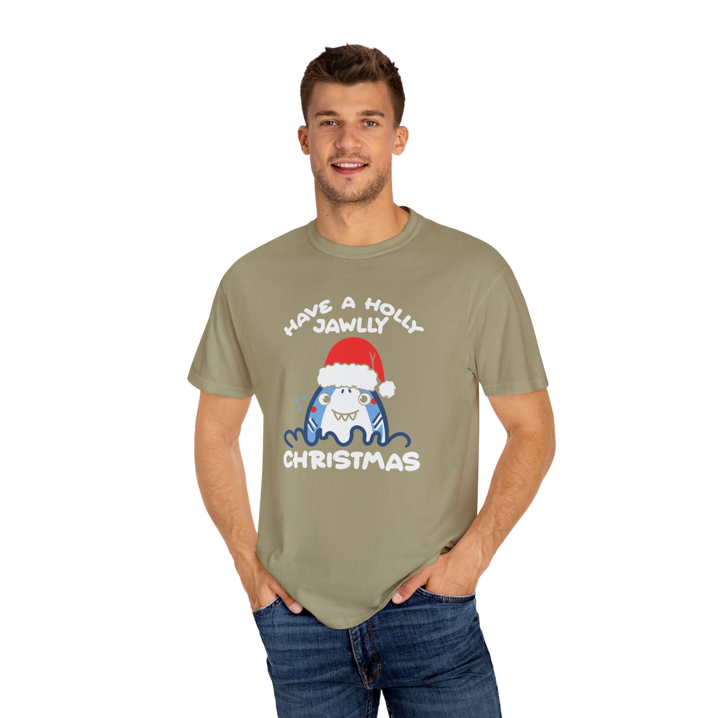 Have a Holly Jawly Christmas Shark Tshirt