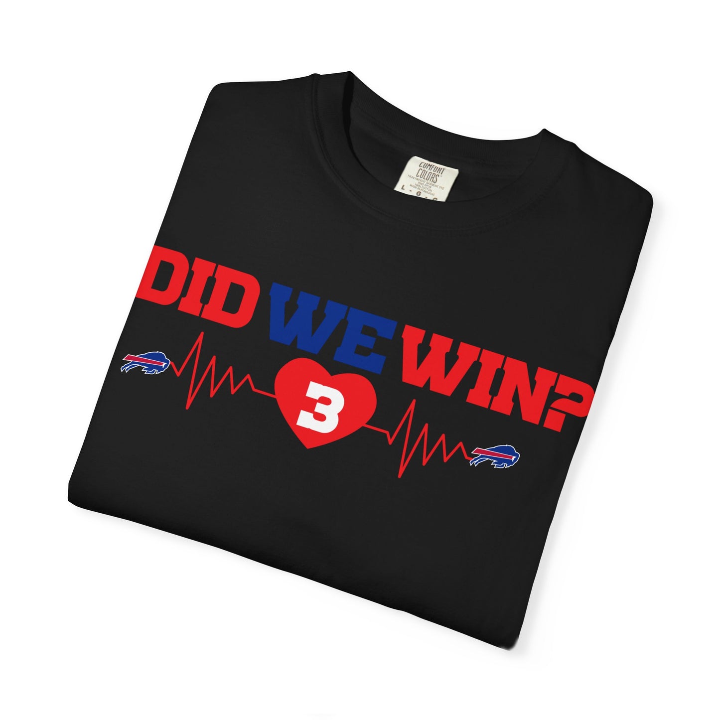 Did We Win? Damar Hamlin #3 Heartbeat Buffalo Bills Tshirt