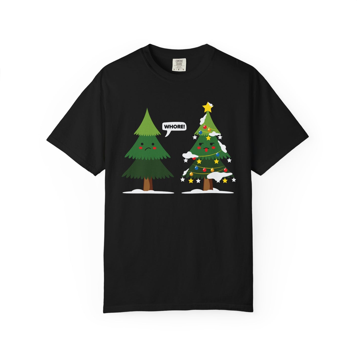 Christmas Trees Cursing Funny Xmas TeeShirt
