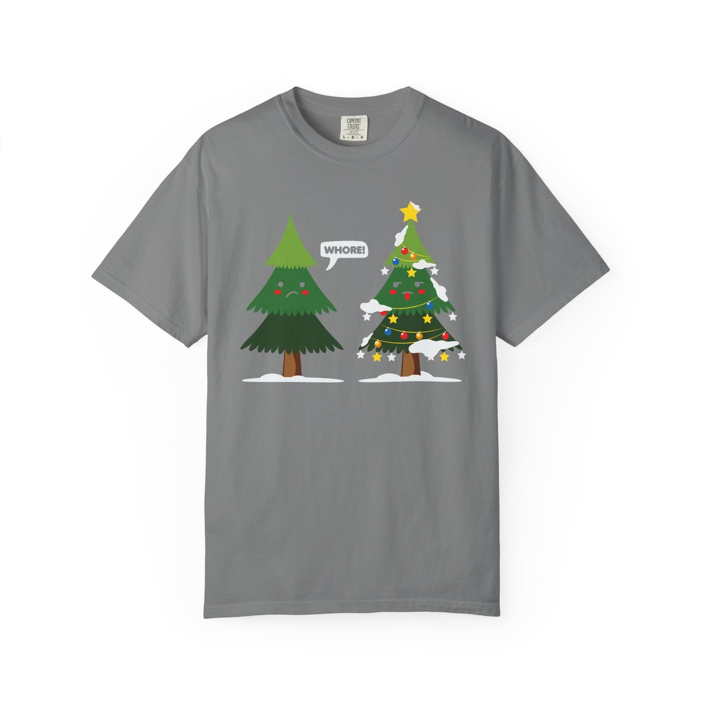 Christmas Trees Cursing Funny Xmas TeeShirt