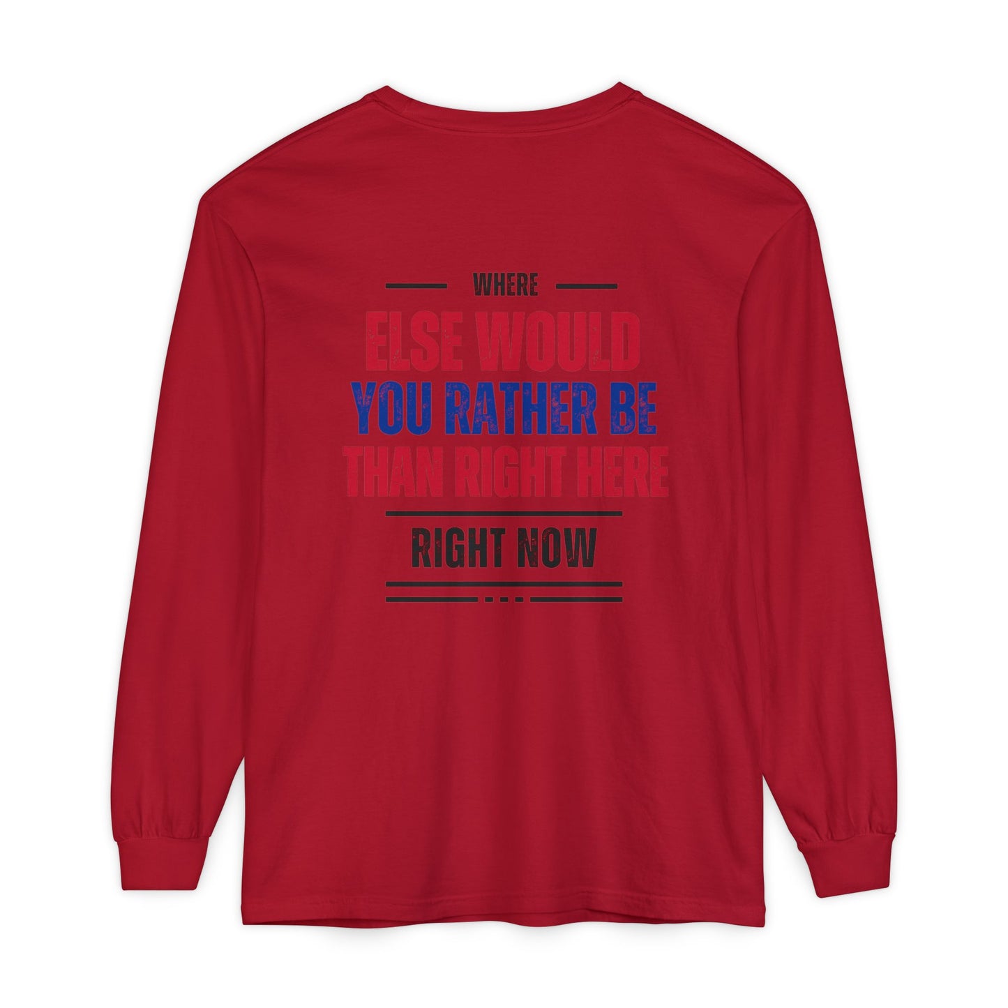 Buffalo Bills Victory Monday Where Else Would You Rather Be Unisex L Sleeve T