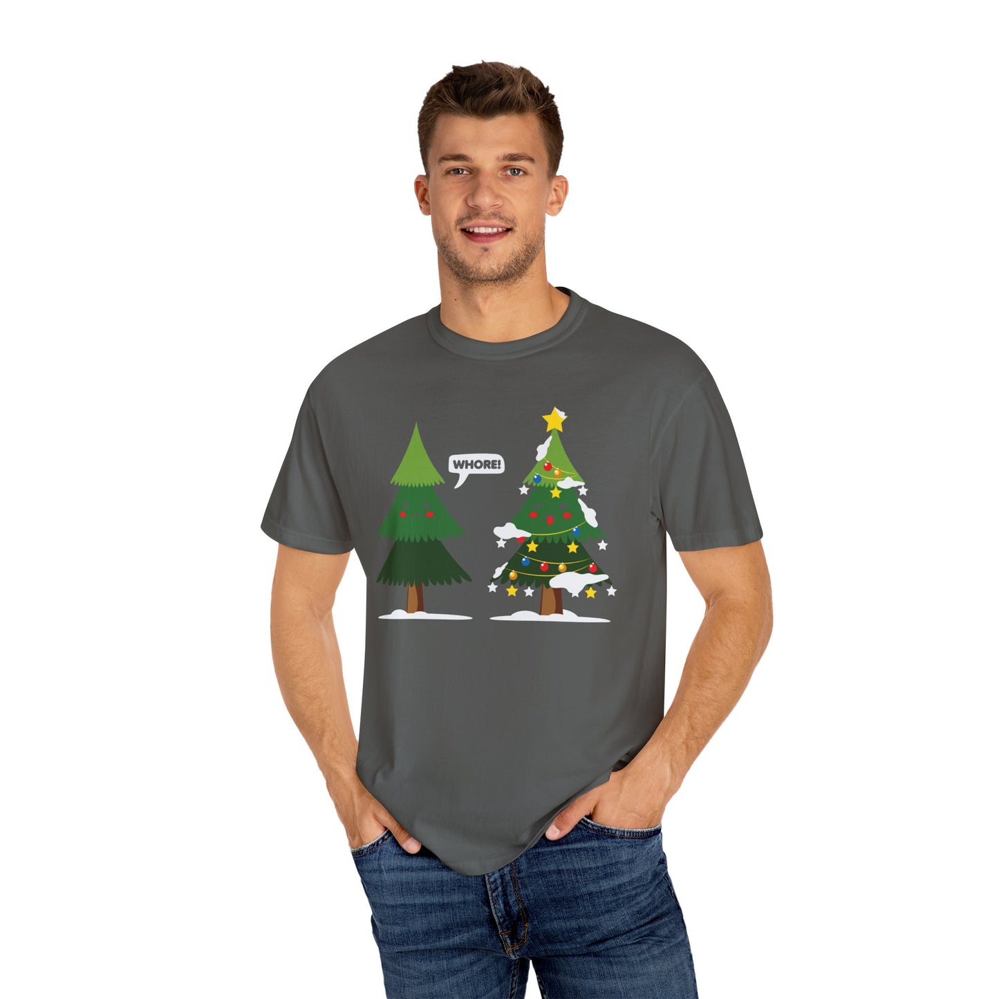 Christmas Trees Cursing Funny Xmas TeeShirt