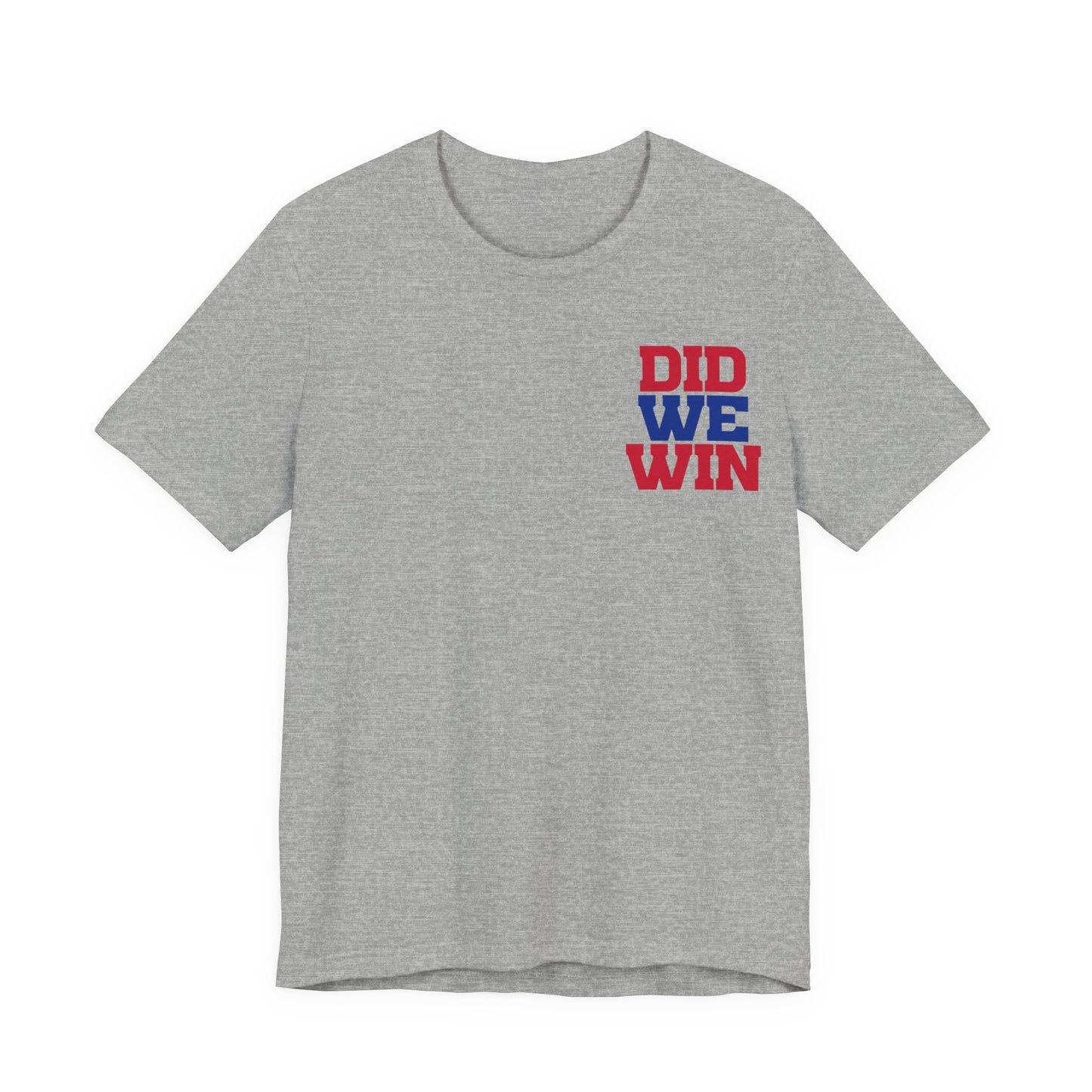 Did We Win Hamlin Strong Solid Red Buffalo Bills #3 Tshirt