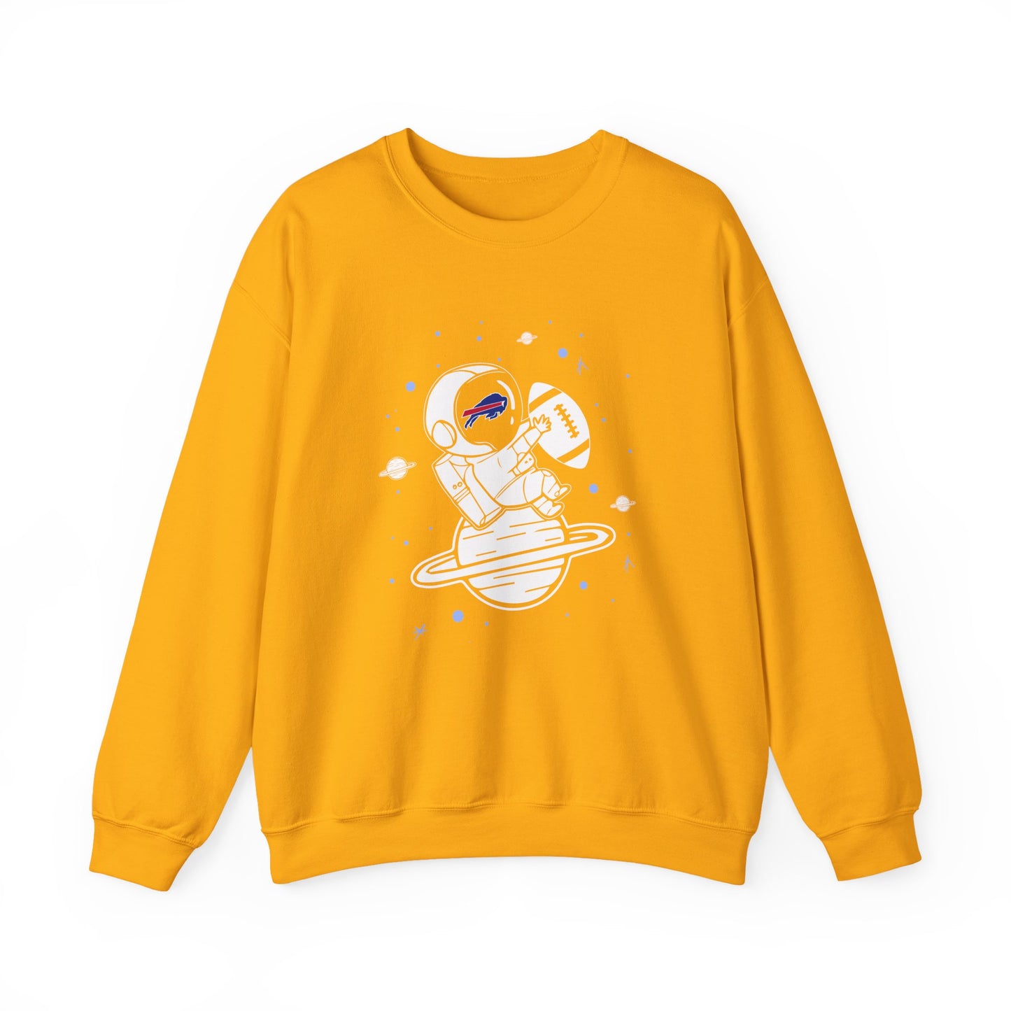Cool Buffalo Bills Spaceman Astronaut Crewneck Sweatshirt