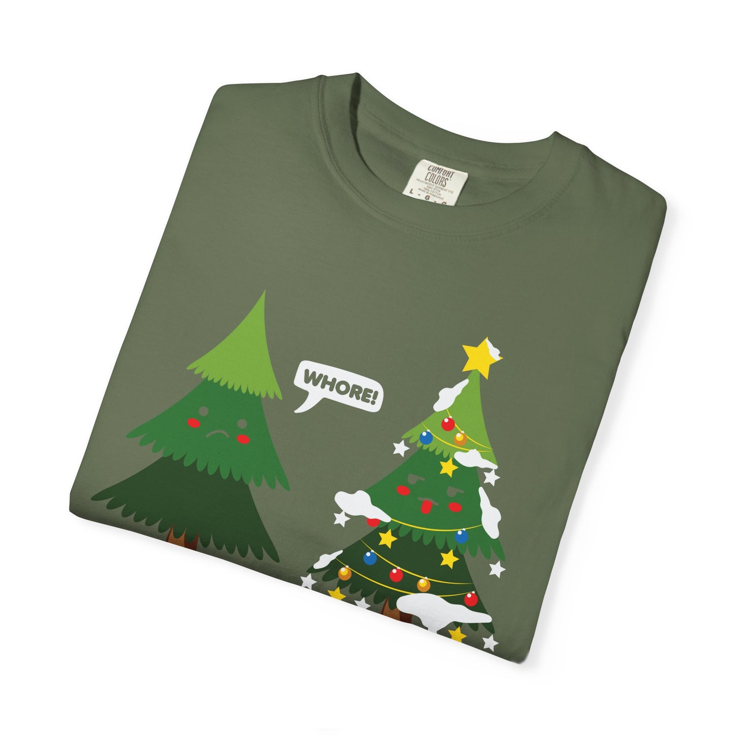 Christmas Trees Cursing Funny Xmas TeeShirt