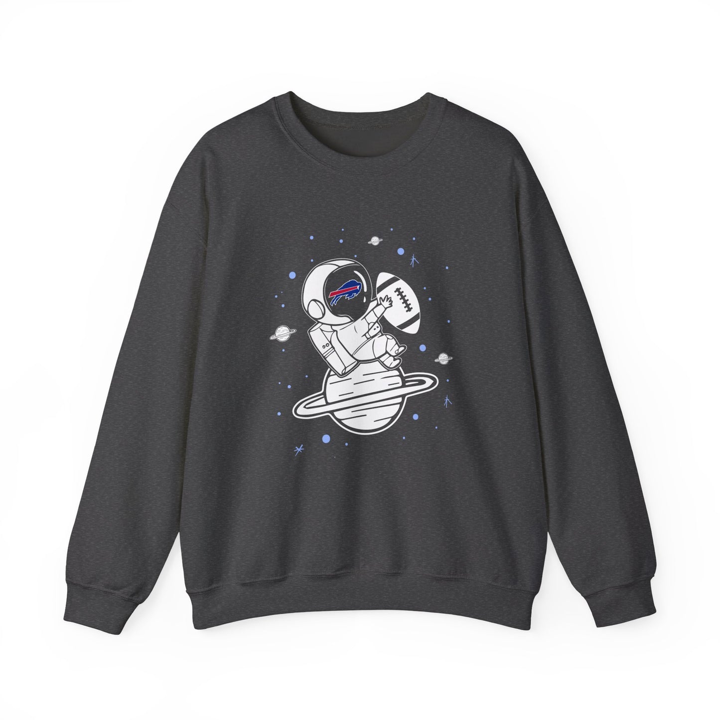 Cool Buffalo Bills Spaceman Astronaut Crewneck Sweatshirt