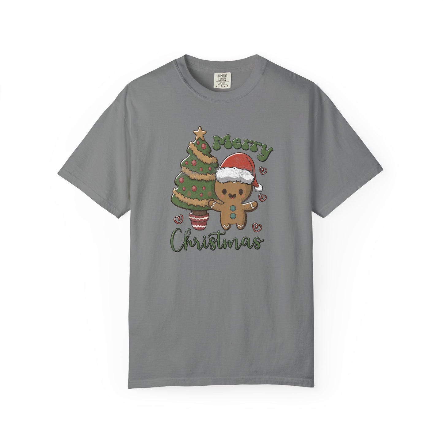 Cute Gingerbread Man Cookie Merry Christmas Tshirt