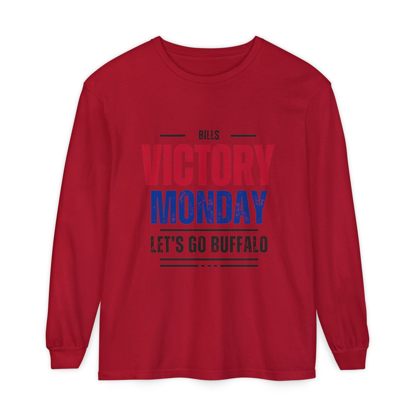 Buffalo Bills Victory Monday Where Else Would You Rather Be Unisex L Sleeve T