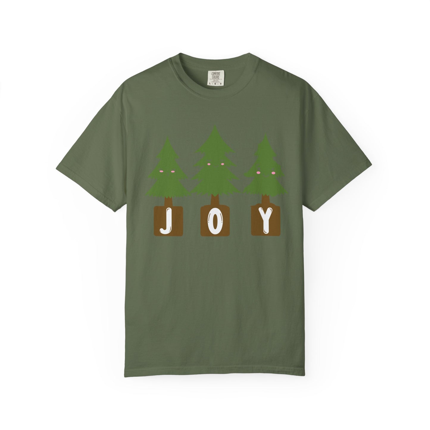 Joy Christmas Trees Cute Christmas Tshirt