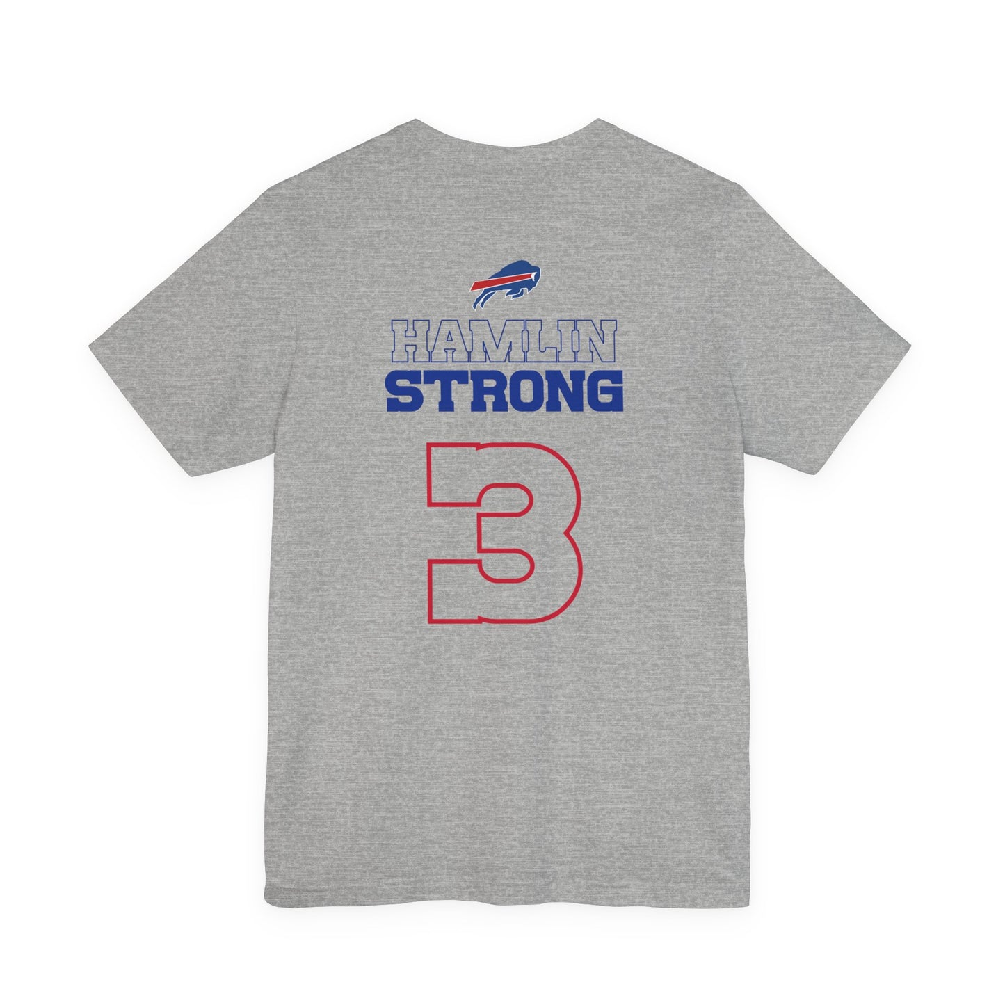 Did We Win Hamlin Strong Open Red #3 Buffalo Bills Tshirt