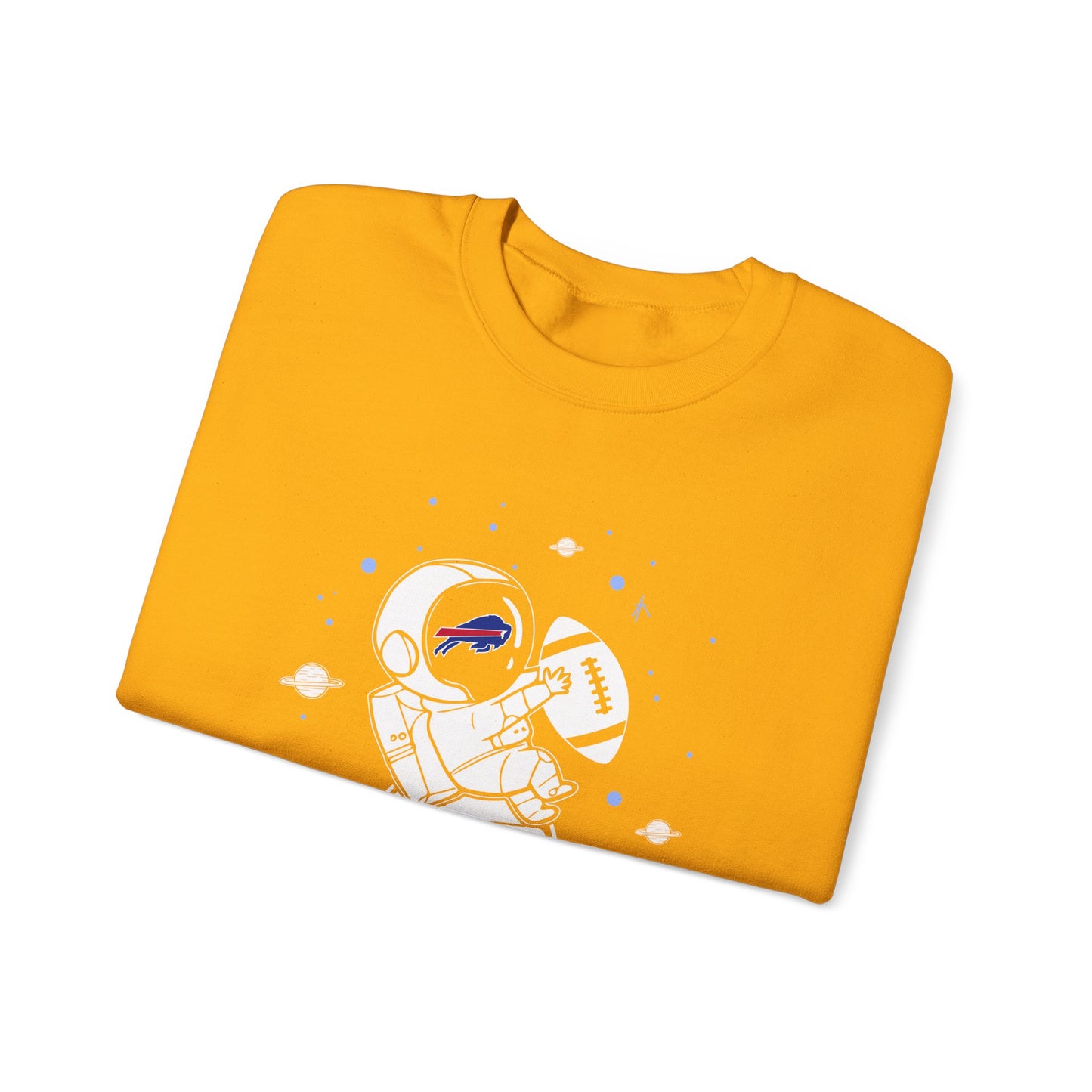 Cool Buffalo Bills Spaceman Astronaut Crewneck Sweatshirt
