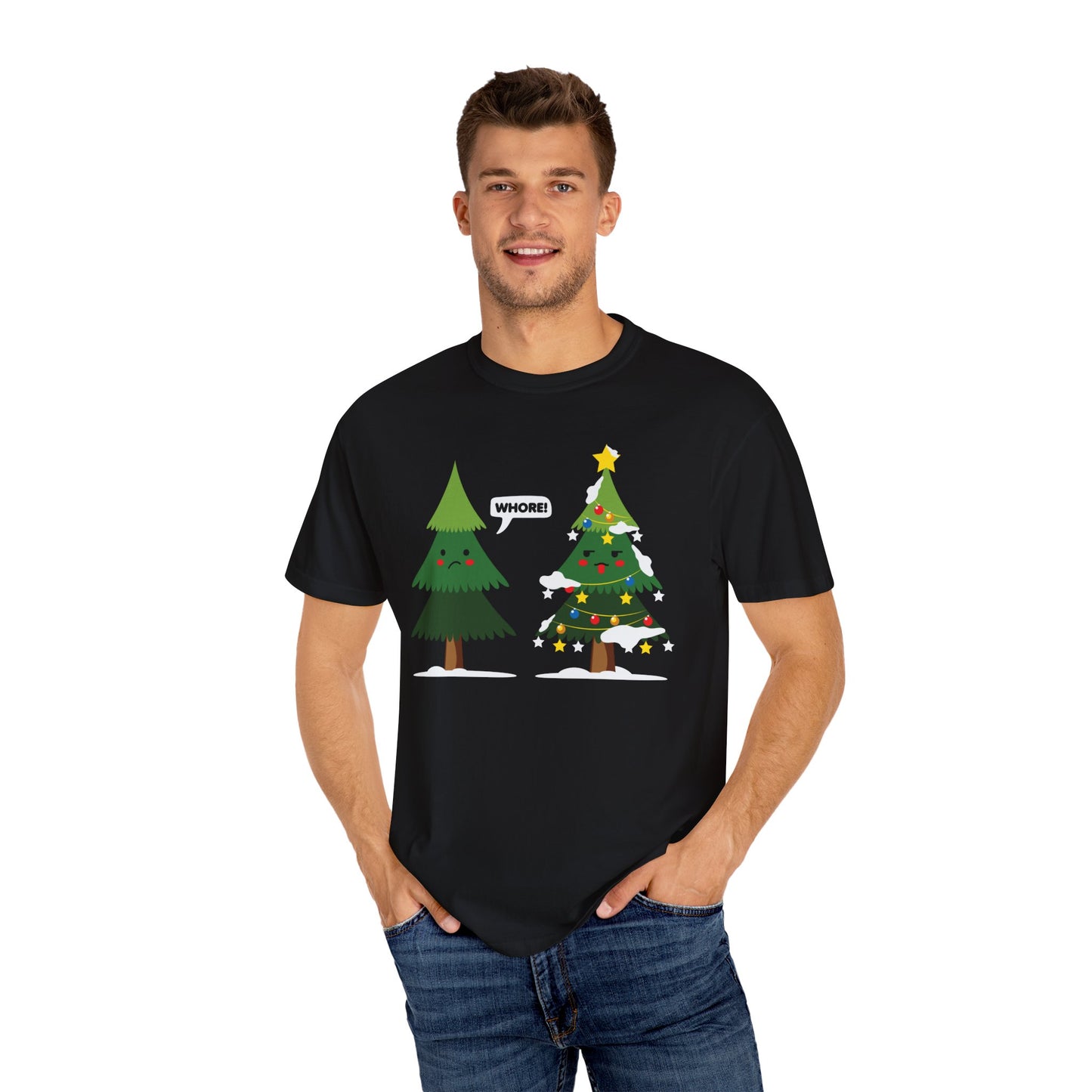 Christmas Trees Cursing Funny Xmas TeeShirt