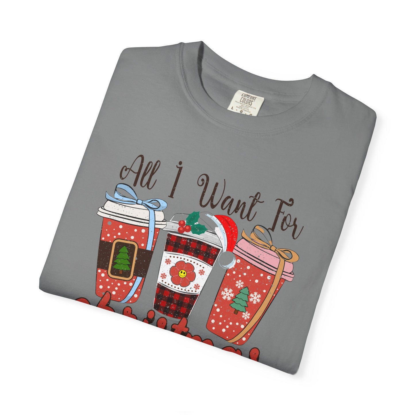 All I want for Christmas is More Coffee Xmas Tshirt