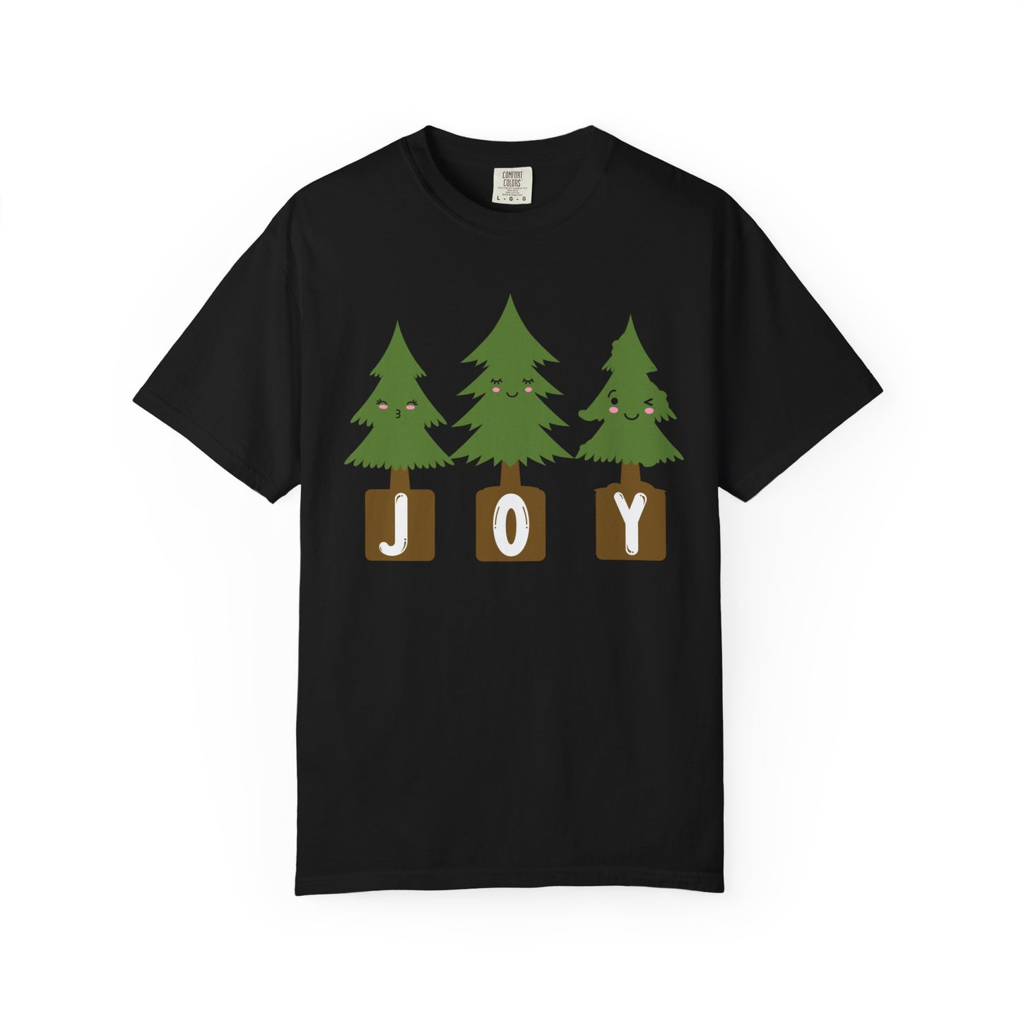 Joy Christmas Trees Cute Christmas Tshirt