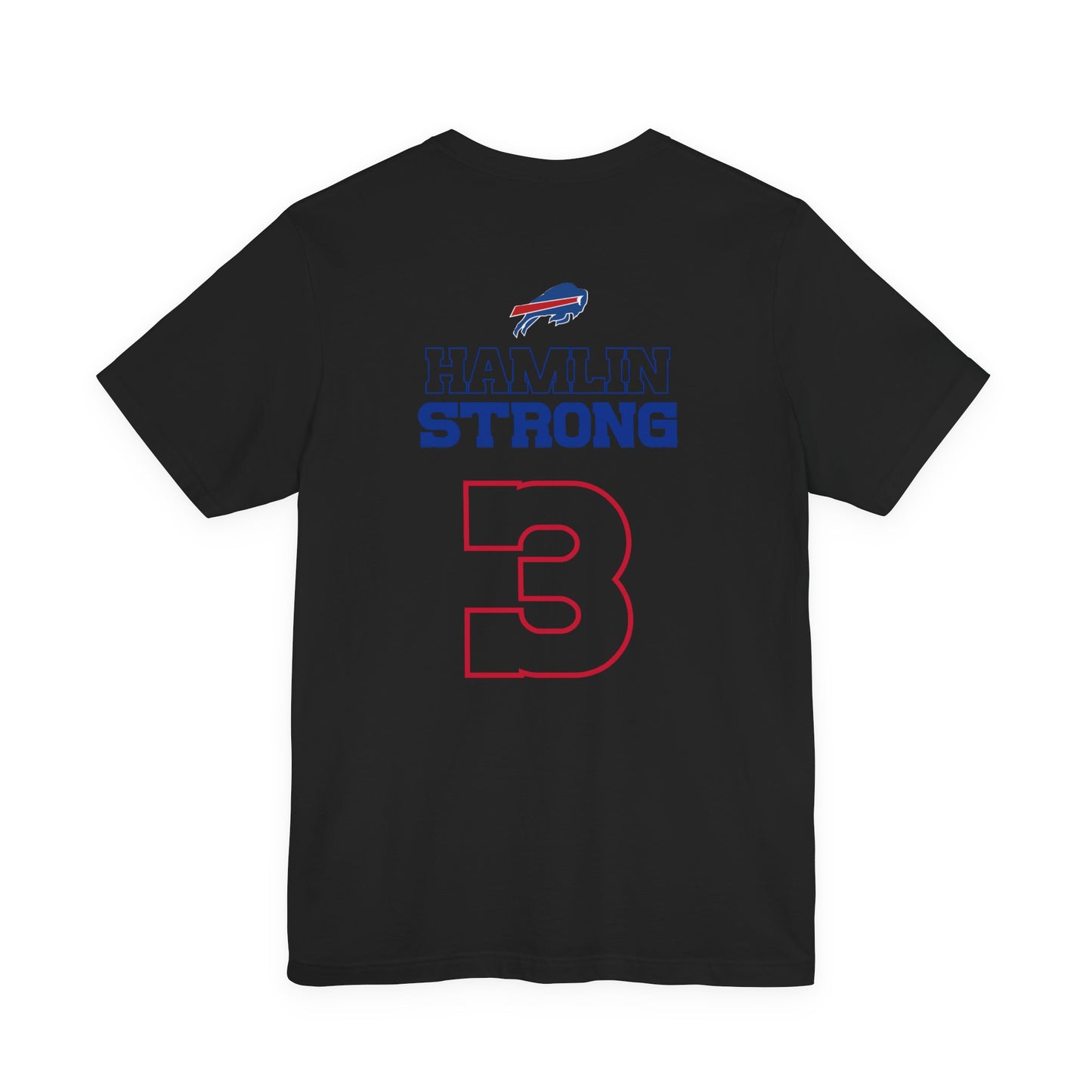 Did We Win Hamlin Strong Open Red #3 Buffalo Bills Tshirt