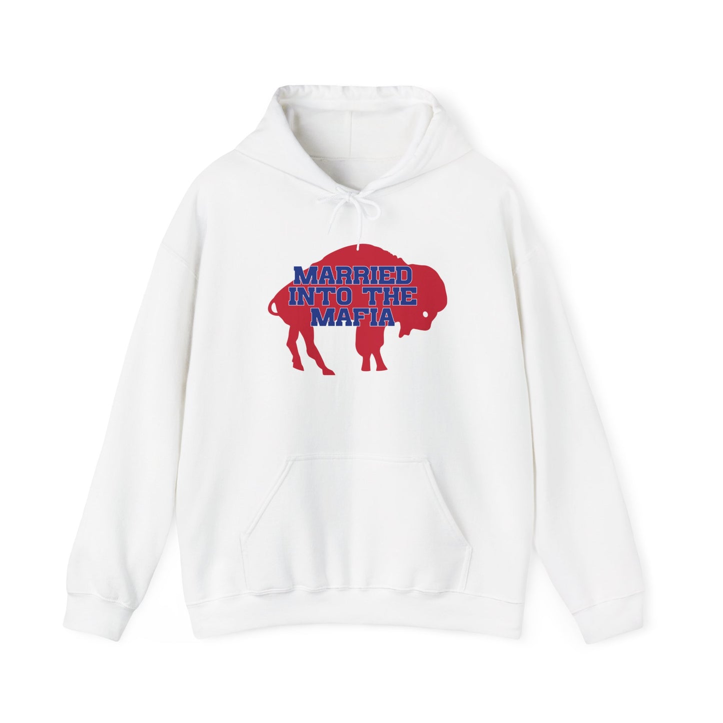 Married Into the Mafia Buffalo Bills Football Bills Mafia Hooded Sweatshirt