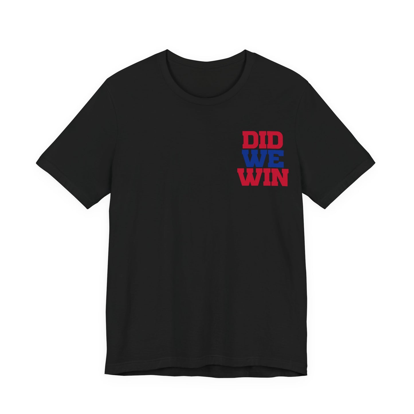 Did We Win Hamlin Strong Solid Red Buffalo Bills #3 Tshirt