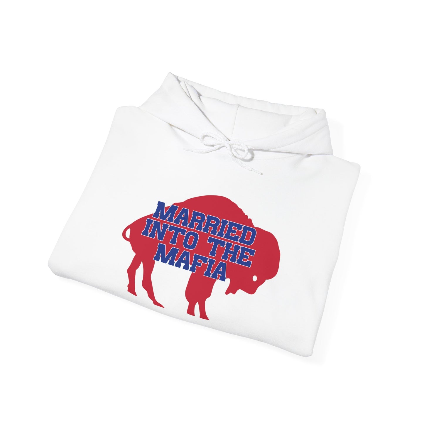 Married Into the Mafia Buffalo Bills Football Bills Mafia Hooded Sweatshirt