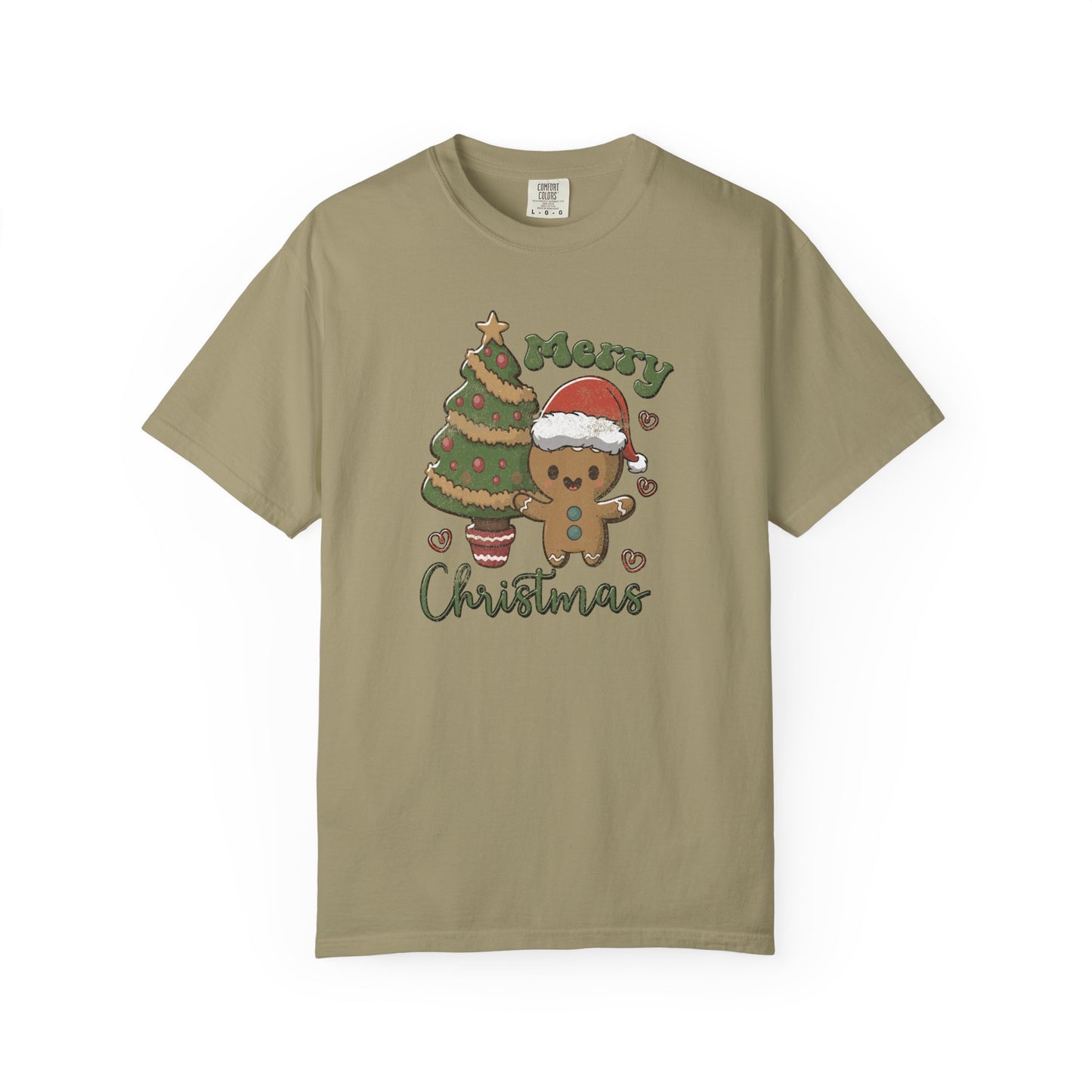 Cute Gingerbread Man Cookie Merry Christmas Tshirt