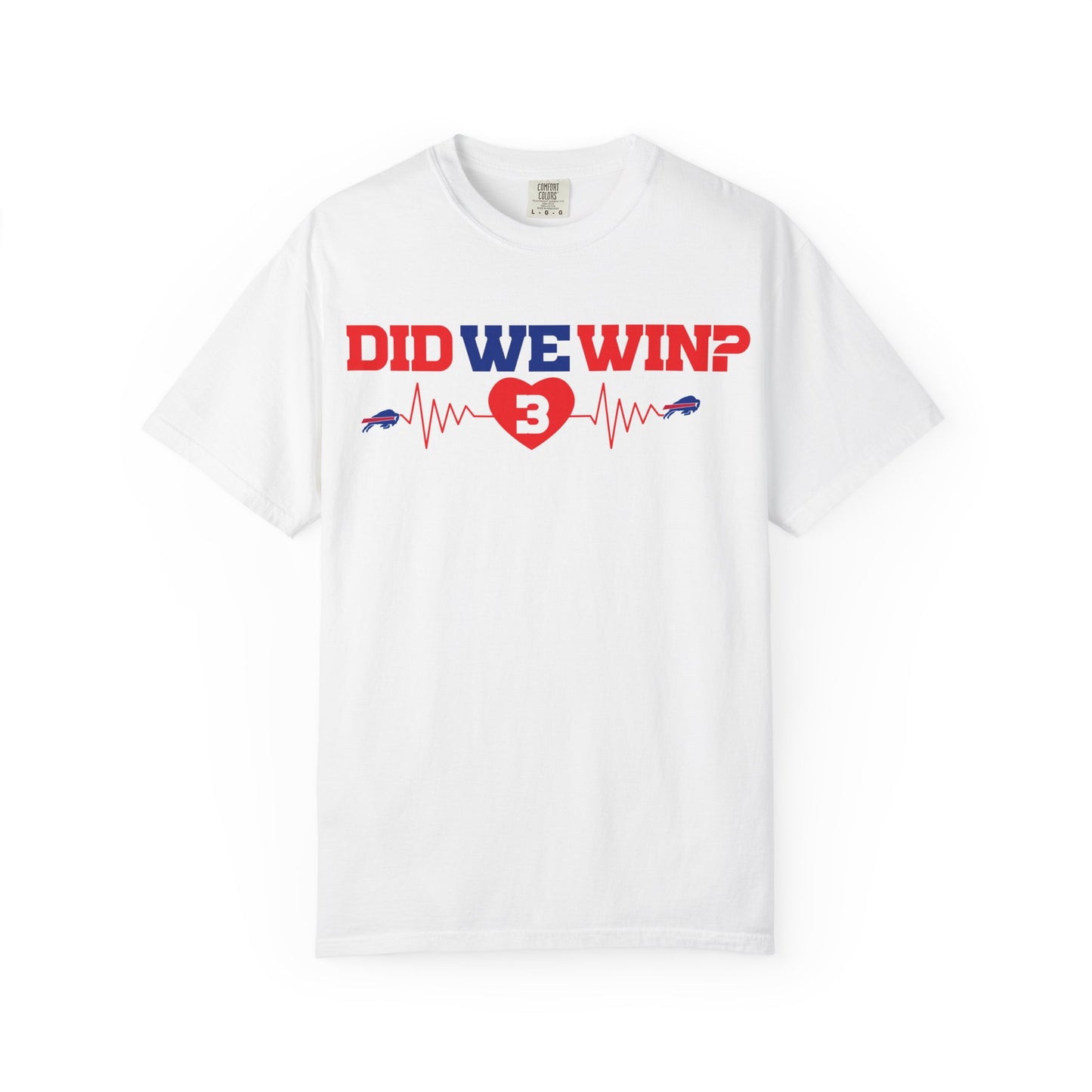 Did We Win? Damar Hamlin #3 Heartbeat Buffalo Bills Tshirt