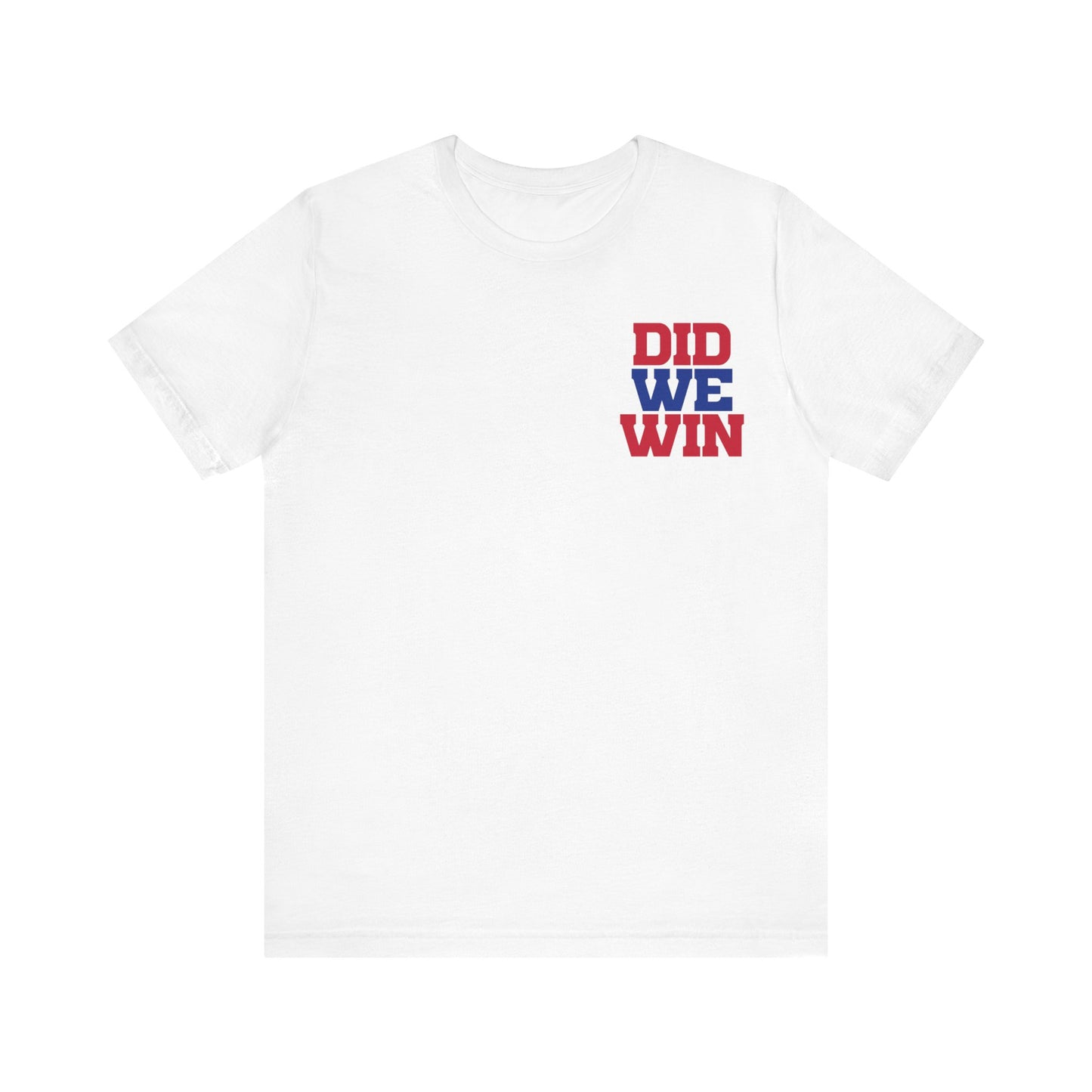 Did We Win Hamlin Strong Solid Red Buffalo Bills #3 Tshirt