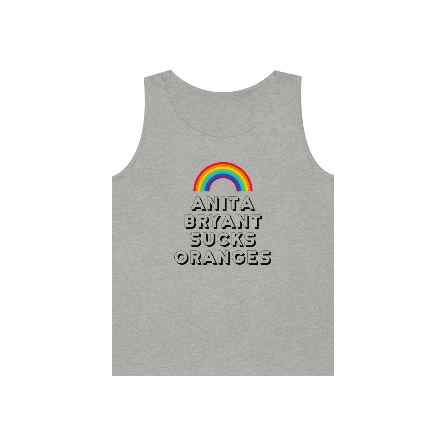 Anita Bryant Sucks Oranges Gay Pride Gay Rights Rainbow Tank Top