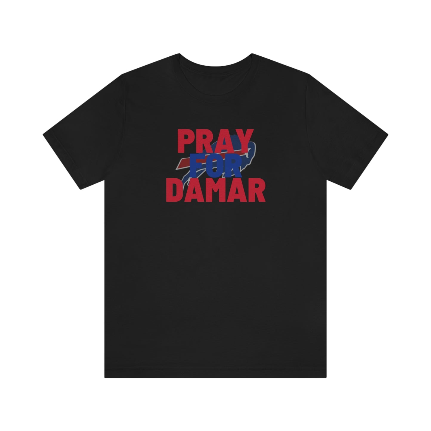 Pray for Damar Buffalo Bills Logo #3 Damar Hamlin Supporter Unisex Jersey Short Sleeve Tee