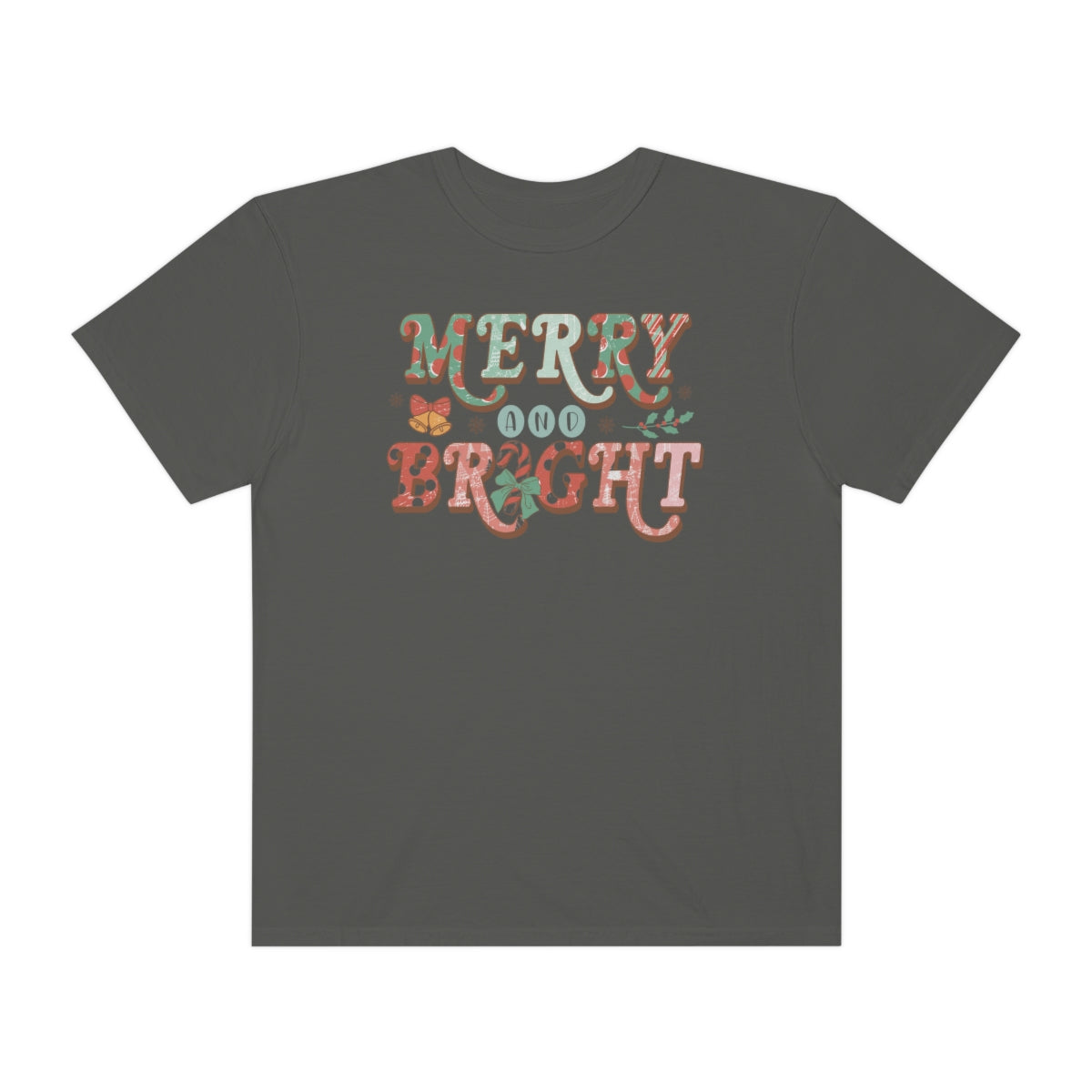 Merry & Bright Retro Christmas T-Shirt